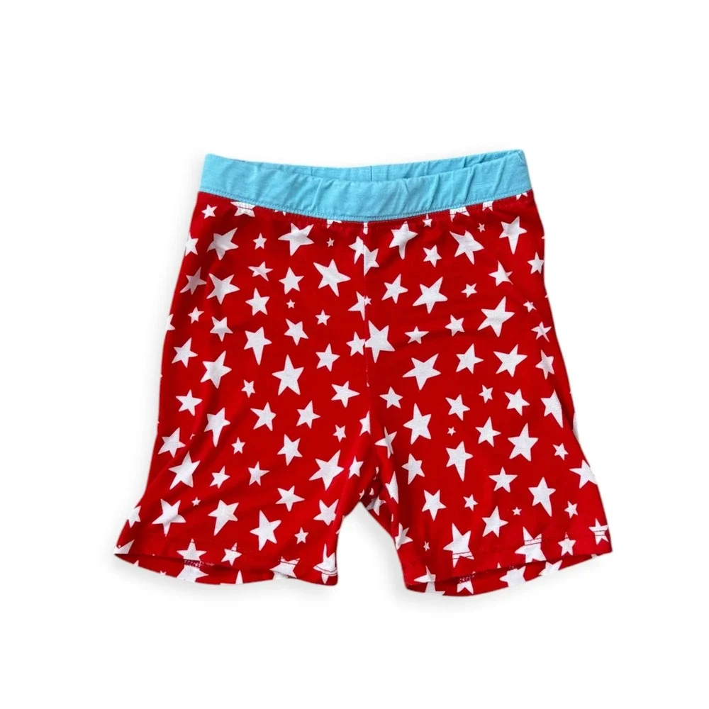 Sleepy Drew Toddler 3T Red White Star Short Sleeve Pajama Set